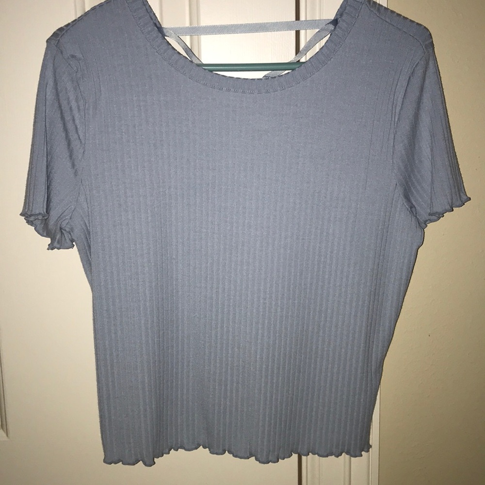 Cute blue top